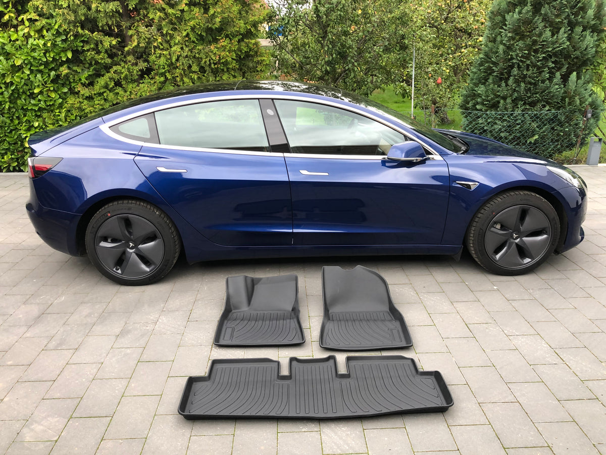 4-teiliges Aufbewahrungs-Organizer-Set für Mittelkonsole Tesla Model Y  2021-2023