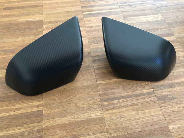 Tesla Model Y ekte karbon speildeksler - matt