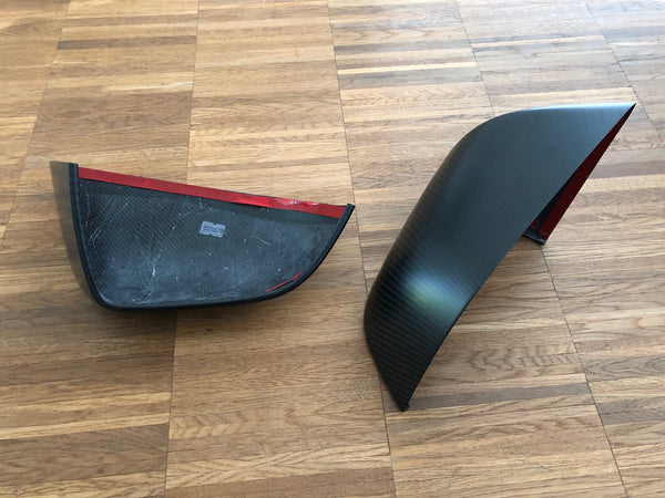 Tesla Model Y ekte karbon speildeksler - matt