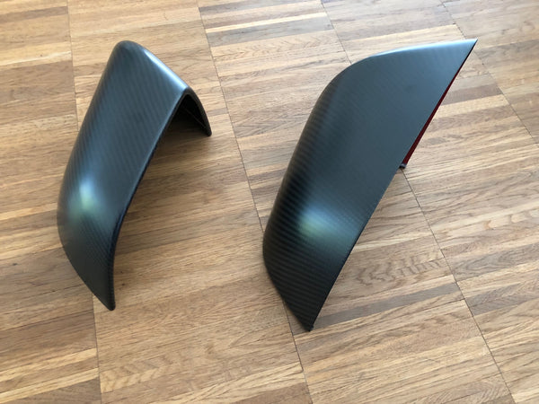 Tesla Model Y ekte karbon speildeksler - matt