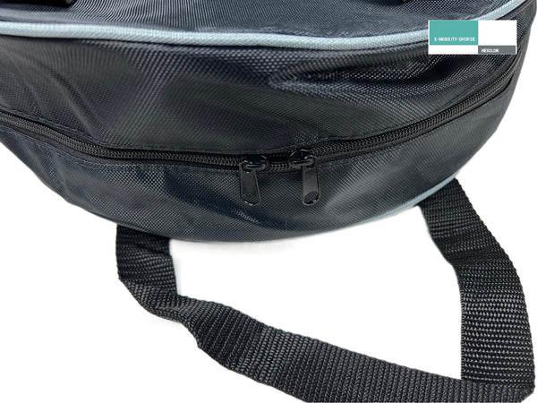 Type 2 ladekabelbag rund med logo - E-Mobility Shop