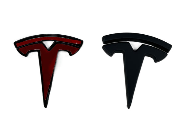 T-logosett foran og bak for Model S caps