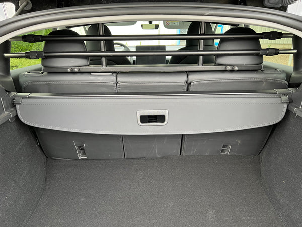Tesla Model Y bagasjeromsrullgardin - pakkehylle / bagasjeromsdeksel kan rulles