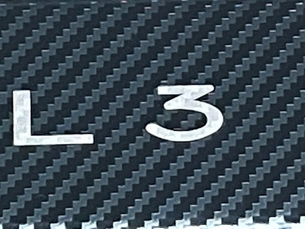 Tesla Model 3 - Dørterskelpanel i karbonlook (sett med 4)