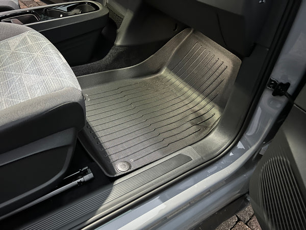 VW ID.3 gulvmattesett - 3 deler - vanntette allværsmatter - gummimatter