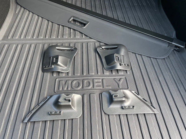 Tesla Model Y bagasjeromsrullgardin - pakkehylle / bagasjeromsdeksel kan rulles