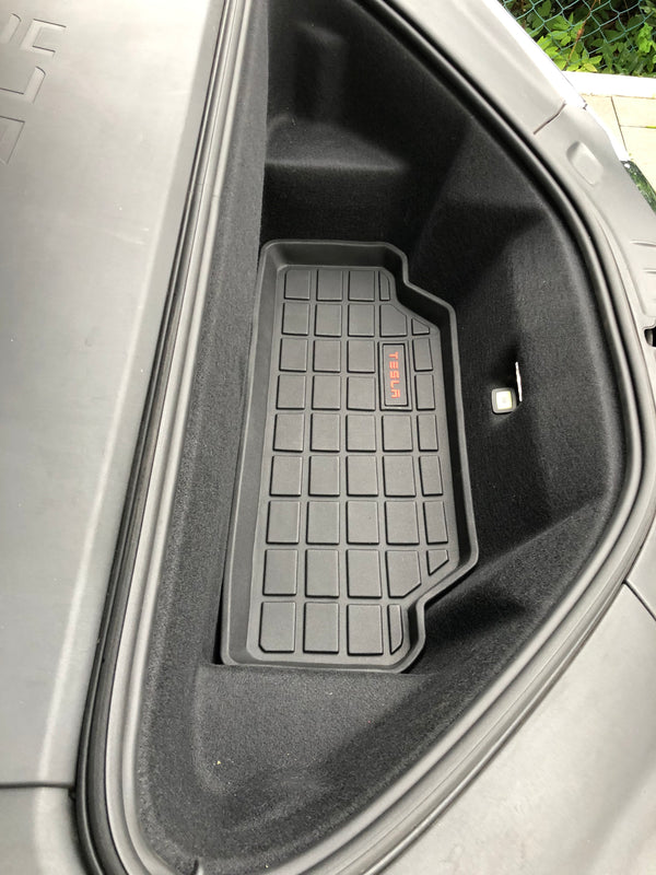 Tesla Model S frunkmatte, beskyttelsesmatte foran bagasjerommet, for FL år 2016-2020